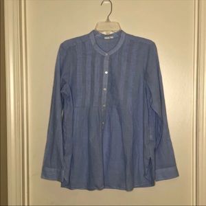 Womens Long Sleeve Popover Pintuck Blouse by Gap